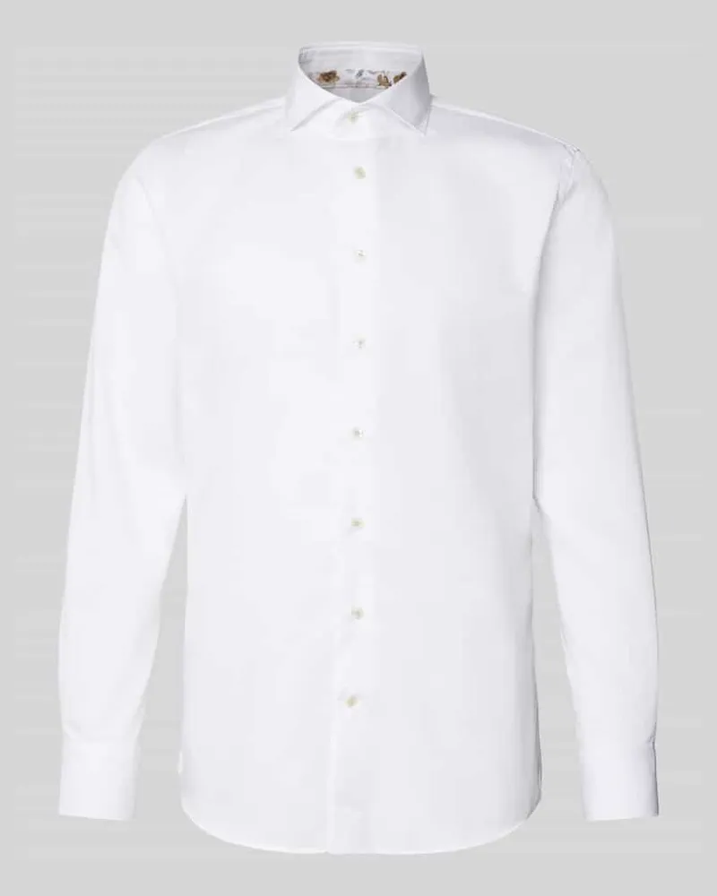 Profuomo Slim Fit Business-Hemd mit Haifischkragen 