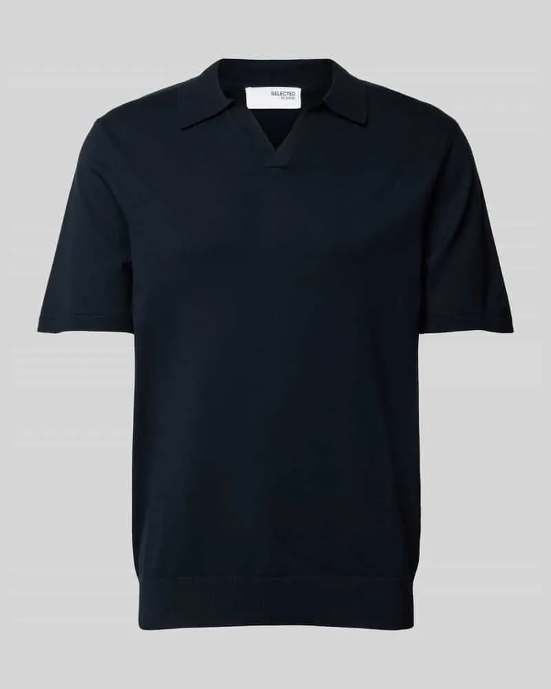 Selected Homme Poloshirt mit V-Ausschnitt Modell 'TELLER 