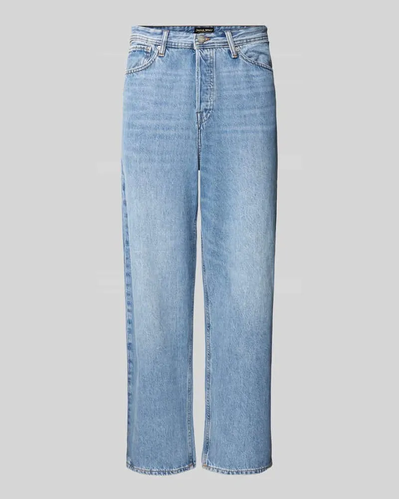 Jack & Jones Baggy Fit Jeans im 5-Pocket-Design Modell 'ALEX ORIGINAL 