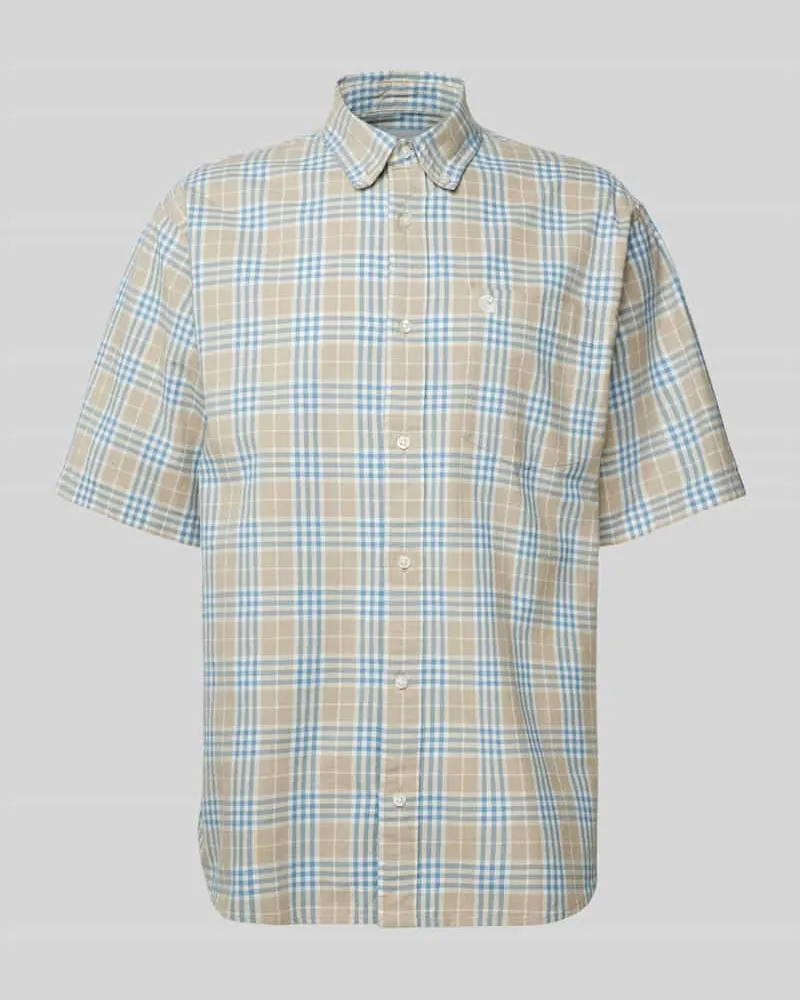 Carhartt WIP Regular Fit Freizeithemd aus Baumwoll-Leinen-Mix Modell 'NIVEN Beige