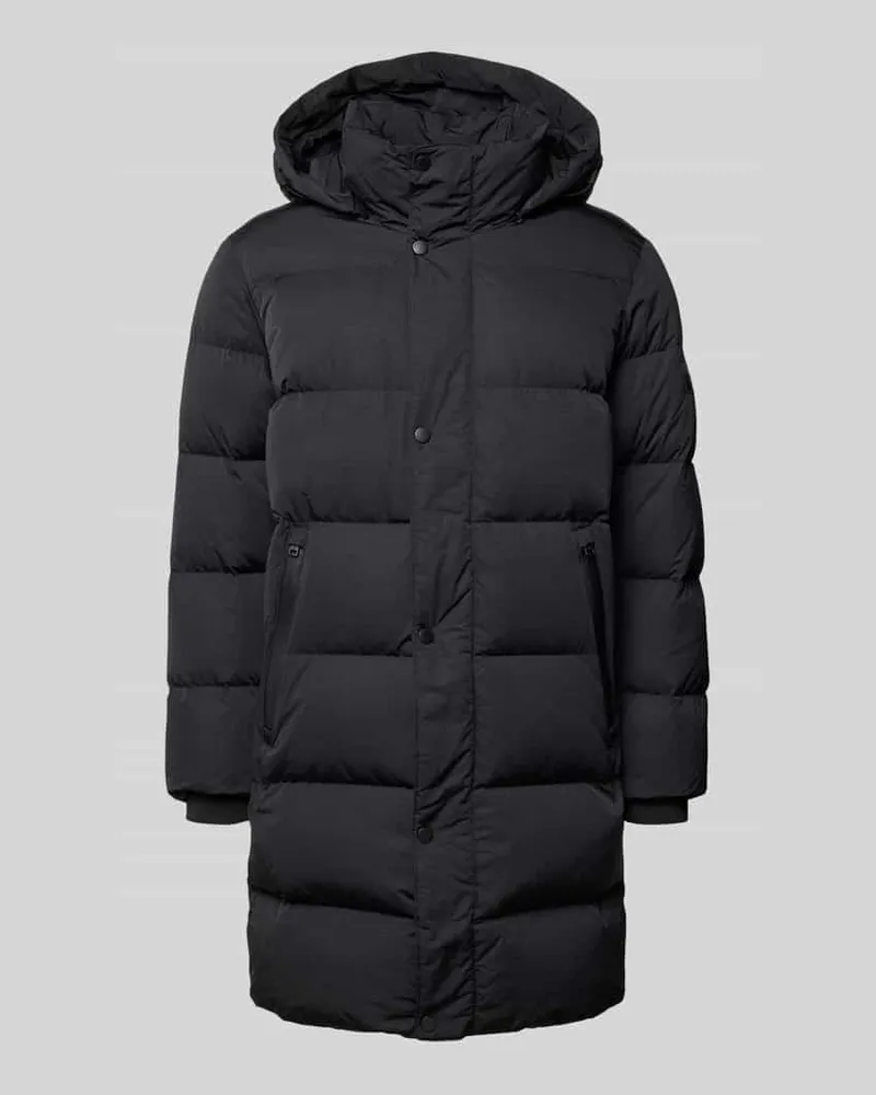 Marc O'Polo Regular Fit Daunenjacke in Crinkle-Optik Black