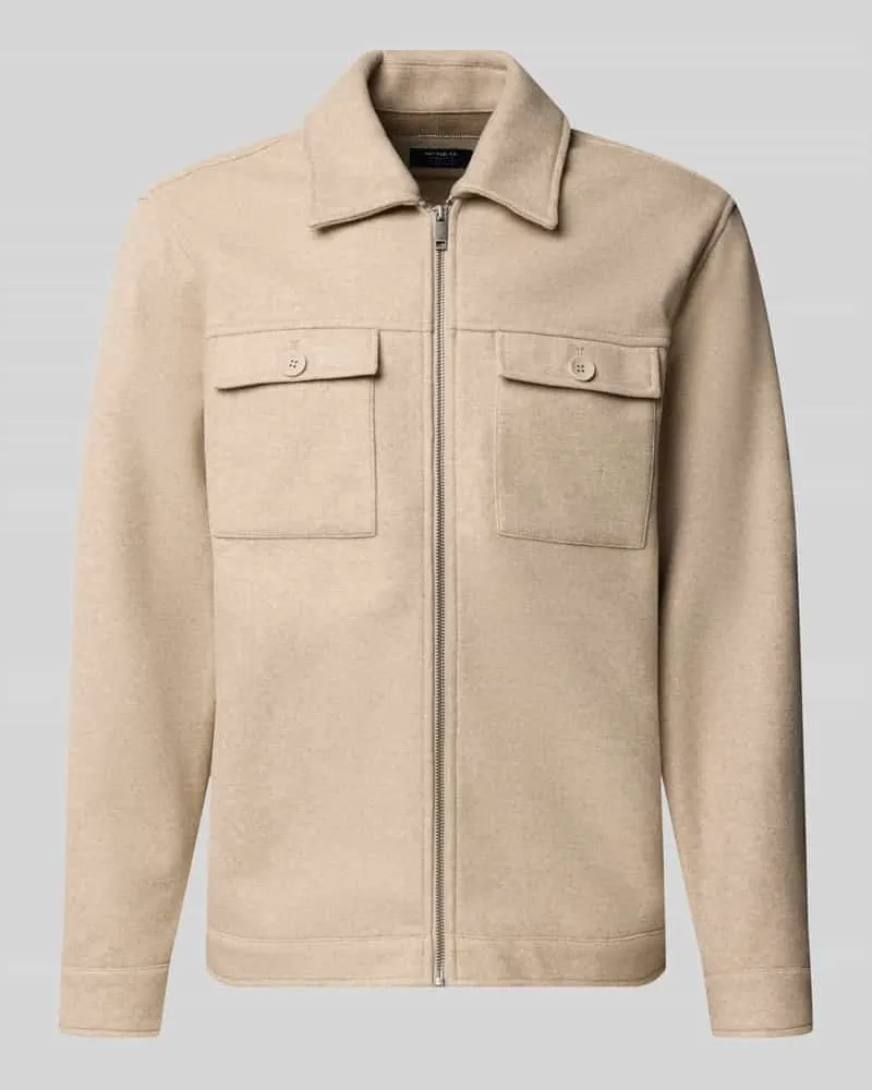 McNeal Hemdjacke mit Brusttaschen Taupe