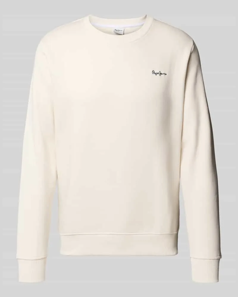 Pepe Jeans Regular Fit Sweatshirt aus Baumwollmix Modell 'MACBETH 