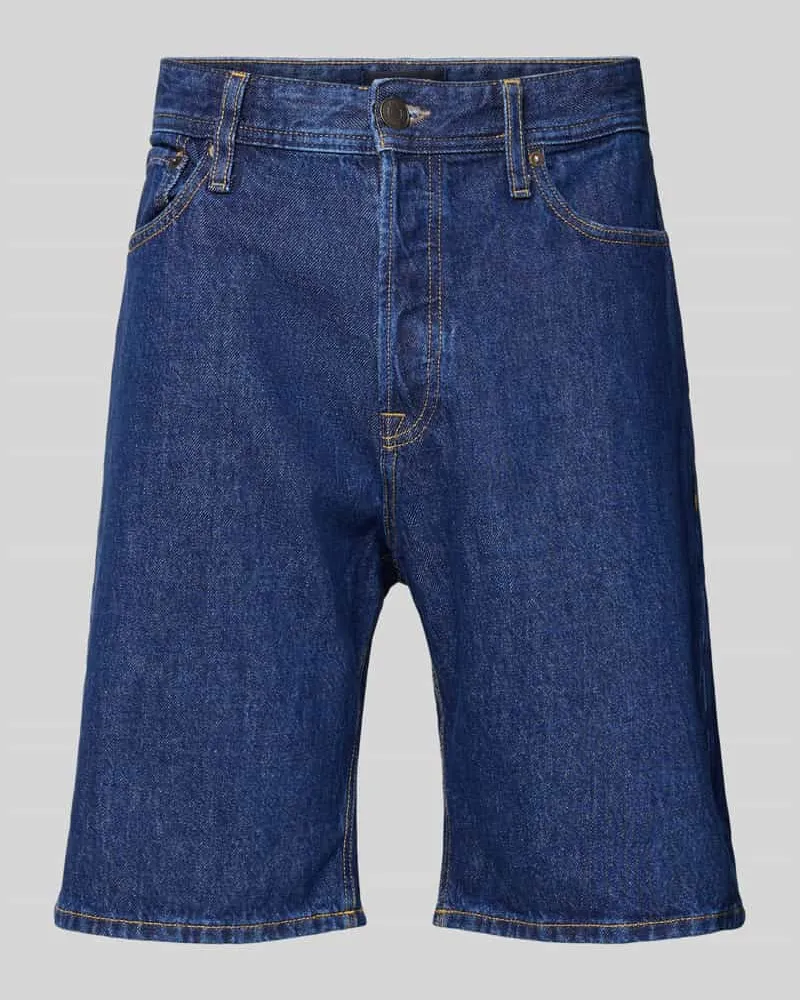 Jack & Jones Baggy Fit Jeansshorts im 5-Pocket-Design Modell 'ALEX 