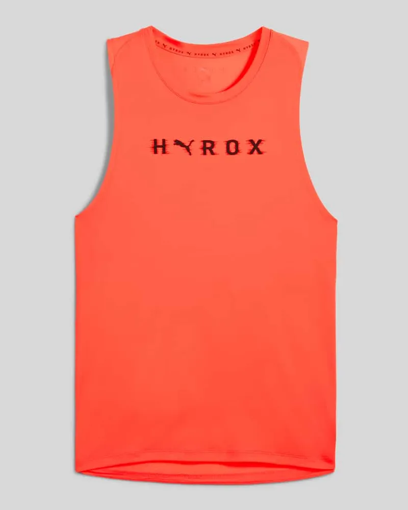 Puma PUMA x HYROX - Regular Fit Tank Top aus feuchtigkeitsregulierendem Material Neon