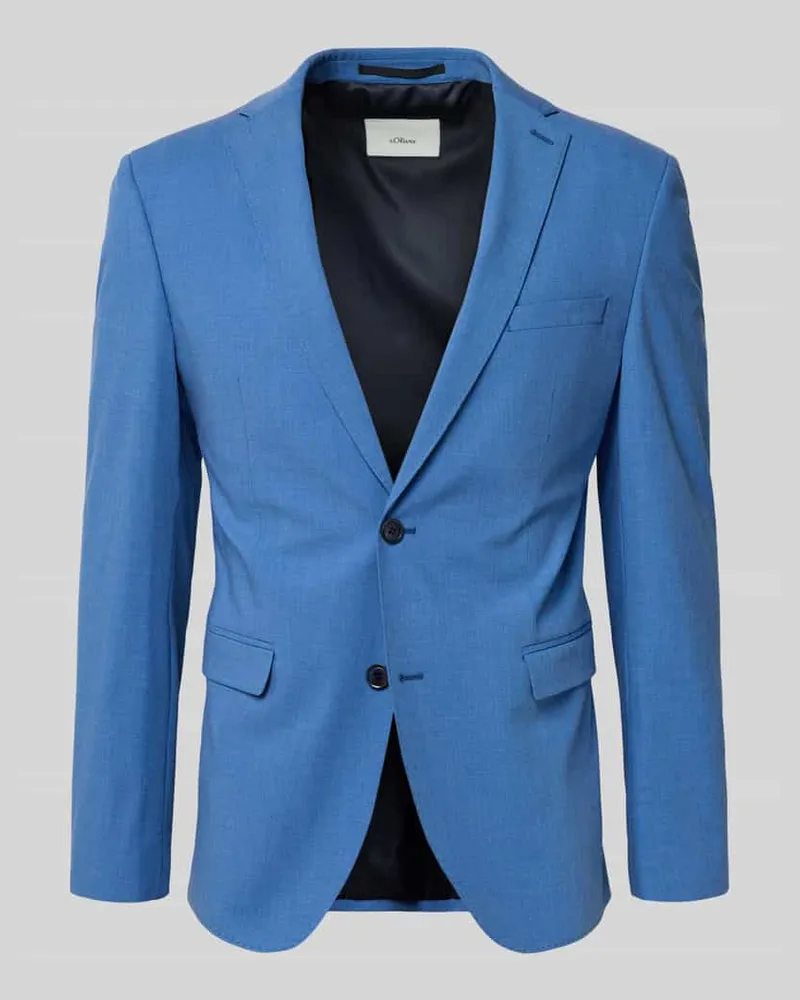 S.Oliver Slim Fit Anzugsakko mit Viskose-Anteil 