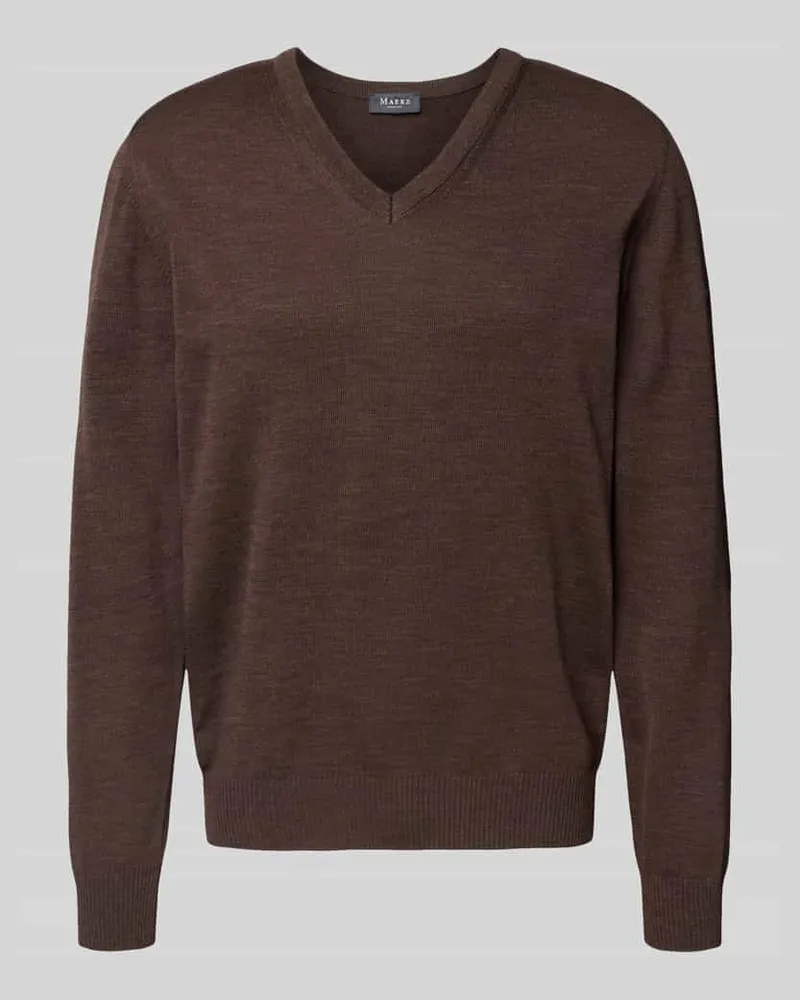 Maerz Strickpullover mit V-Ausschnitt 