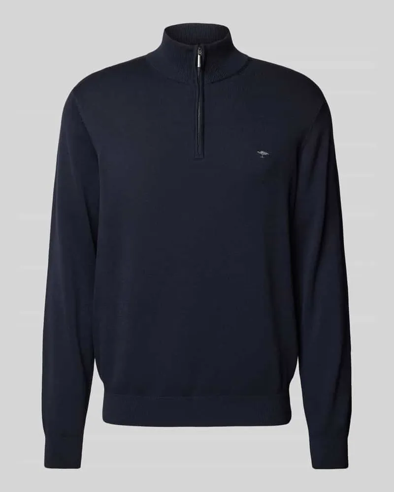 Fynch-Hatton Troyer mit Logo-Stitching 