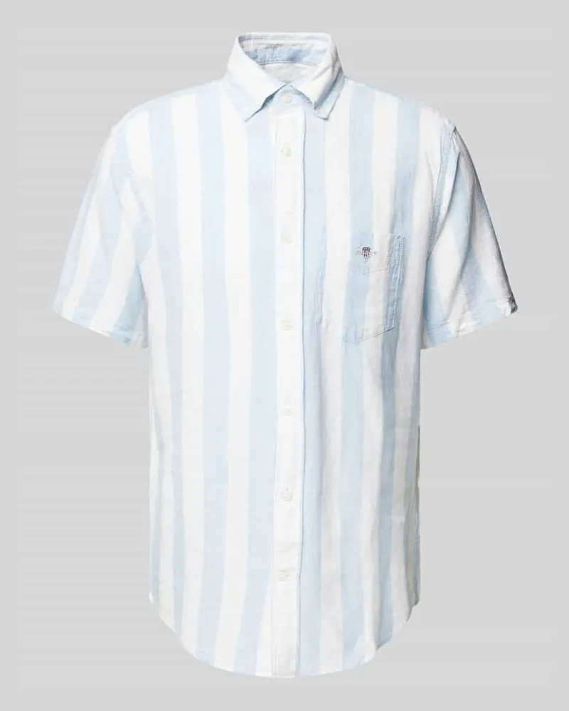 Gant Regular Fit Freizeithemd aus Leinen-Baumwoll-Mix 