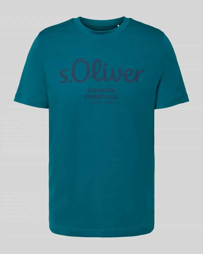 S.Oliver Regular Fit T-Shirt aus reiner Baumwolle 
