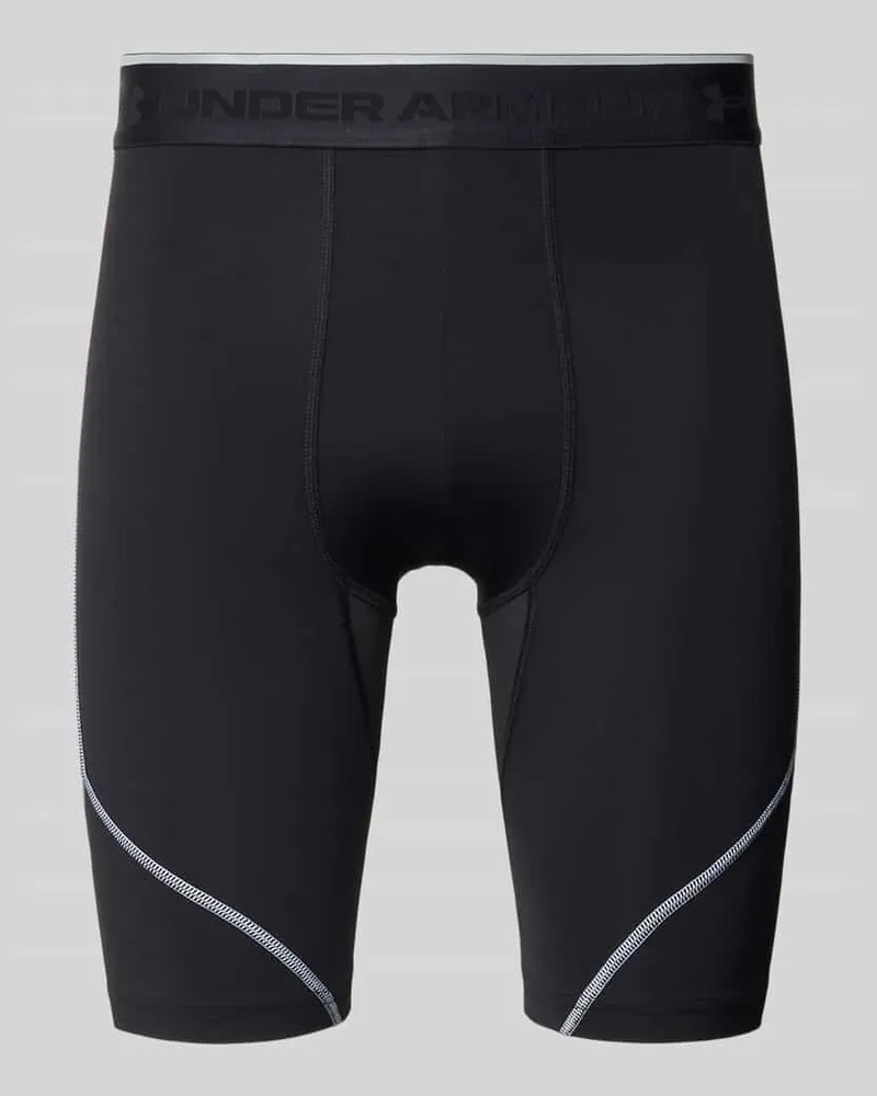 Under Armour Radlerhose mit elastischem Bund und Label-Details Black