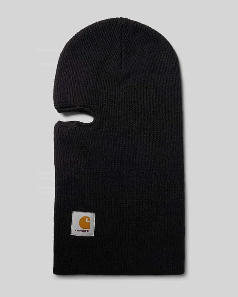 Carhartt WIP Sturmhaube mit Label-Detail Black