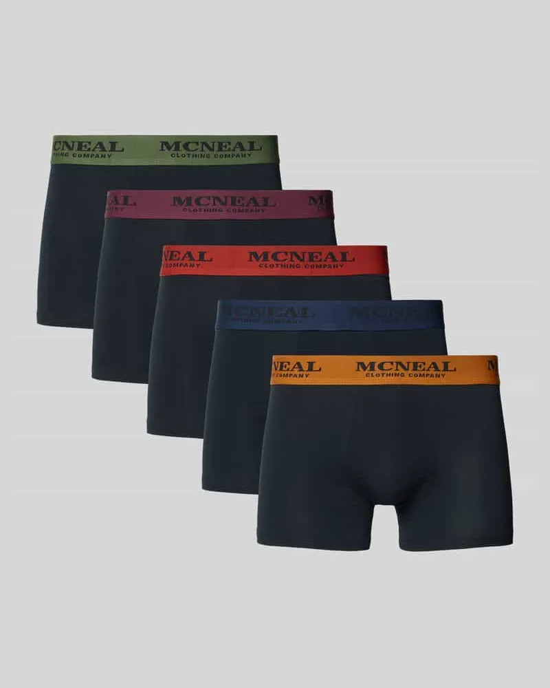 McNeal Trunks mit elastischem Bund im 5er-Pack Black