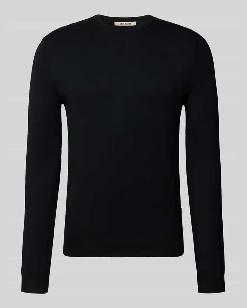 Only & Sons Regular Fit Strickpullover aus Viskose-Mix Modell 'WYLER 