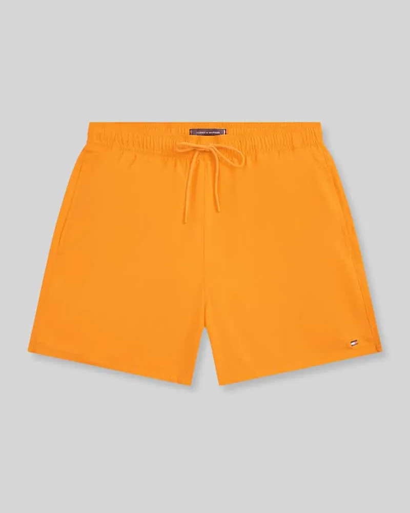 Tommy Hilfiger Regular Fit Badeshorts mit Logo-Stitching Apricot