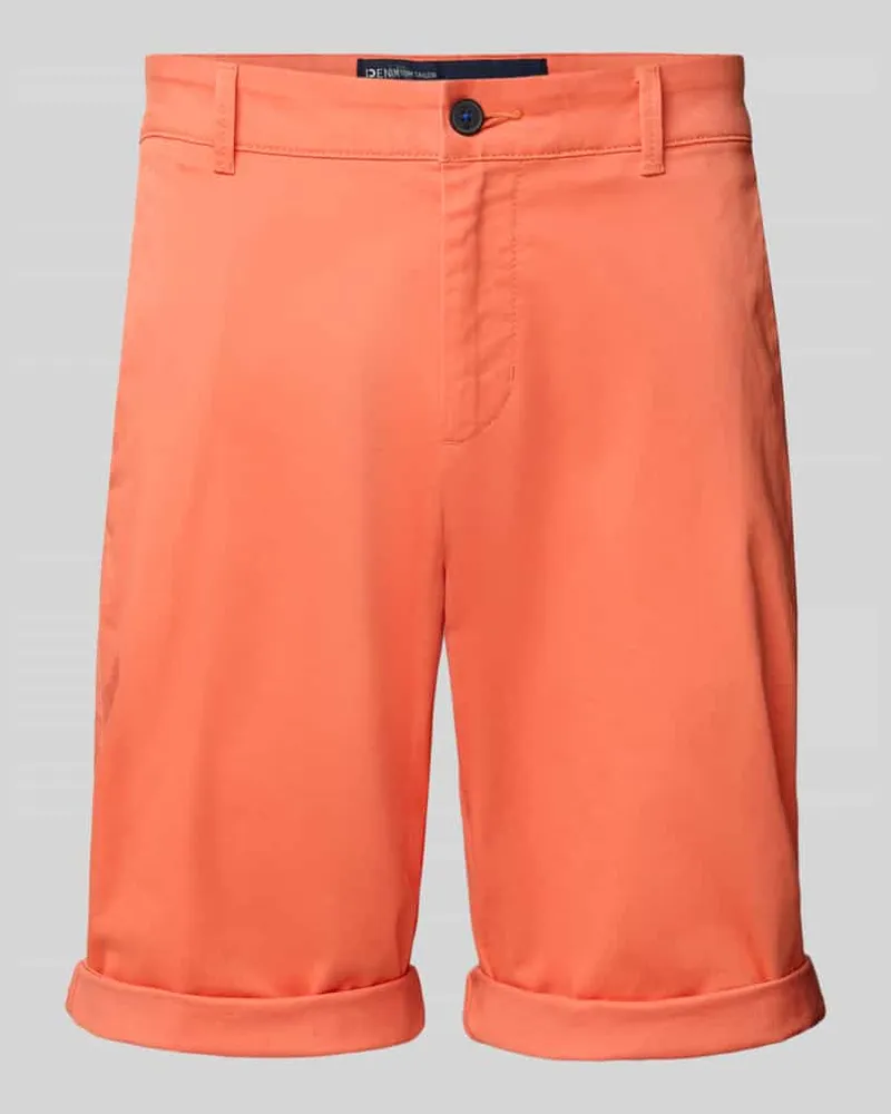 Tom Tailor Regular Fit Bermudas aus Baumwoll-Mix 