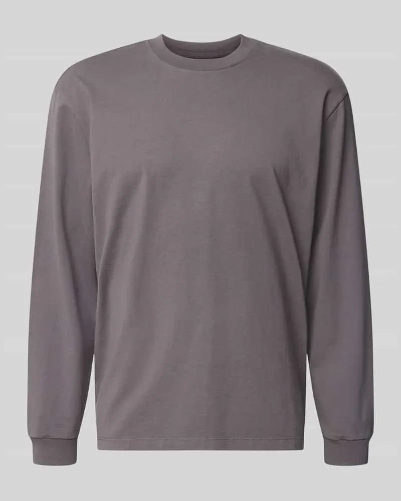 Levi's Loose Fit Langarmshirt aus reiner Baumwolle Dunkelgrau