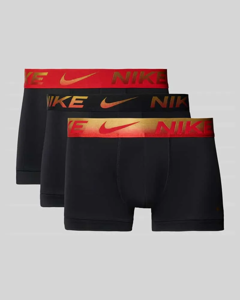 Nike Trunks mit elastischem Bund im 3er-Pack Black