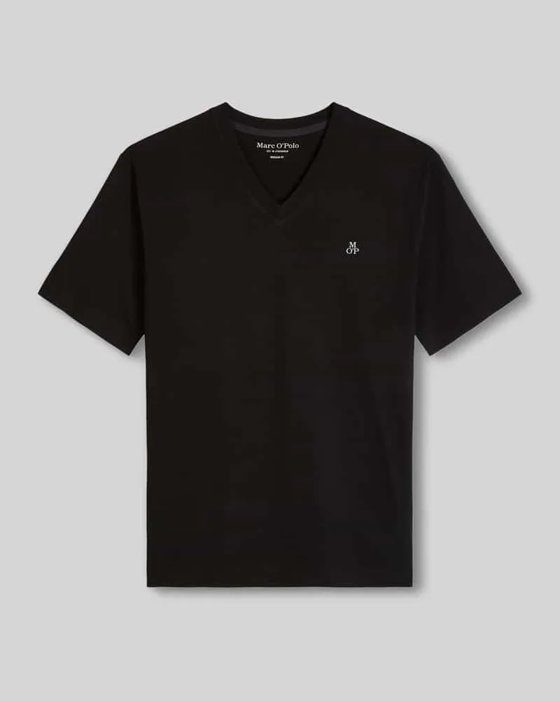 Marc O'Polo Regular Fit T-Shirt aus reiner Baumwolle Black