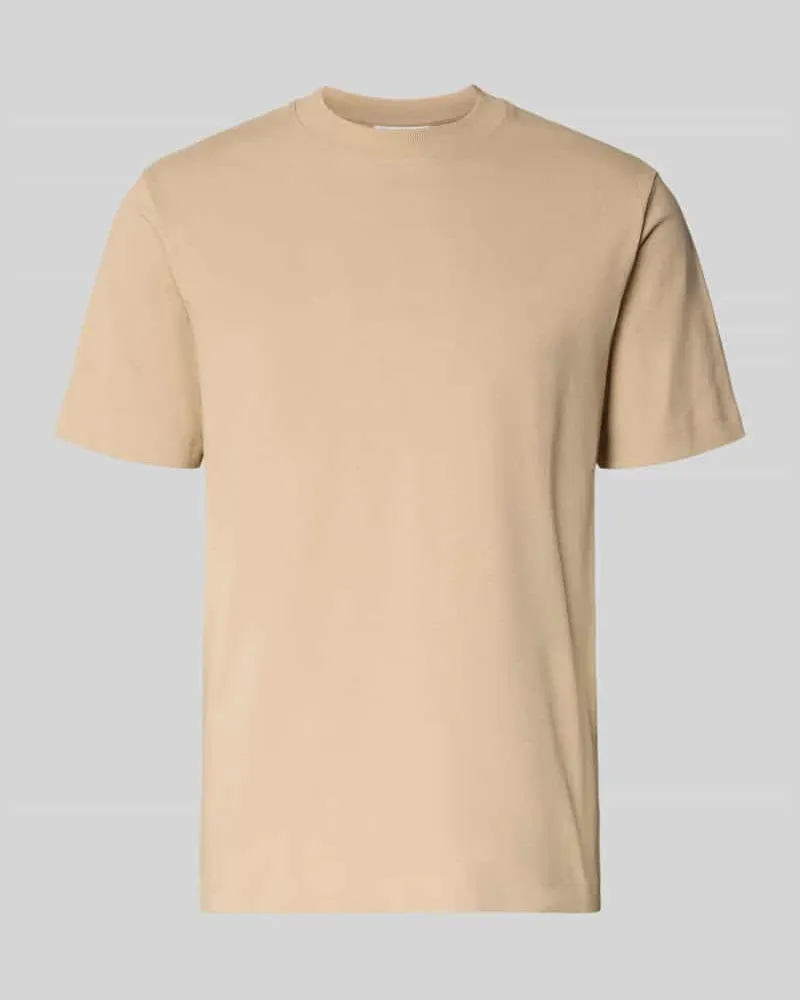 Marc O'Polo Relaxed Fit Oversized Shirt aus reiner Baumwolle Sand