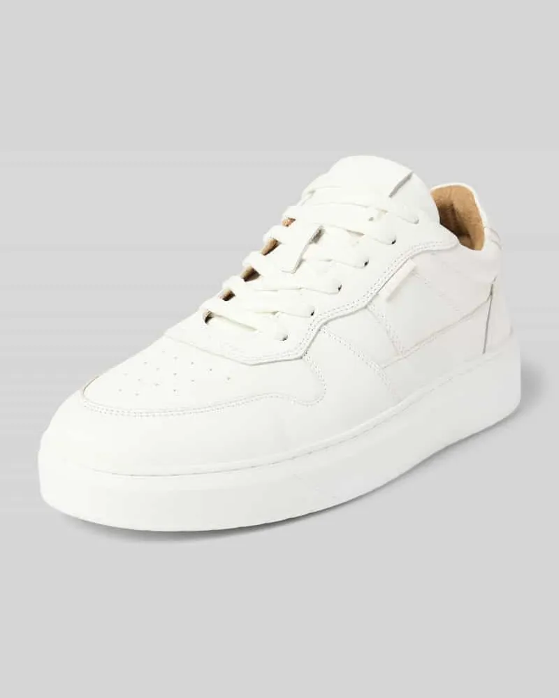 PS Poelman Ledersneaker mit Label-Detail Modell 'Enzo 