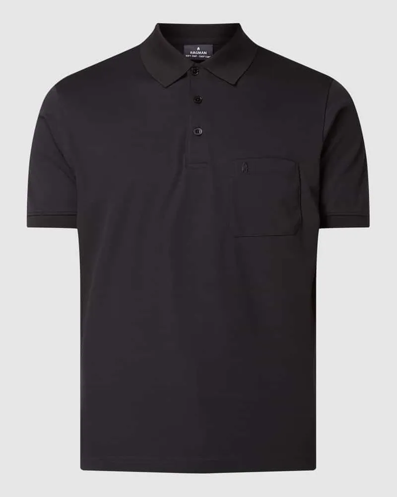 Ragman Regular Fit Poloshirt mit Brusttasche 
