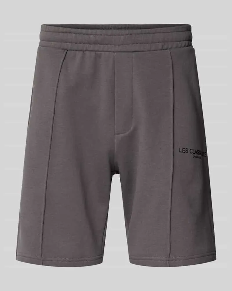 Only & Sons Regular Fit Sweatshorts mit fixierten Bügelfalten 