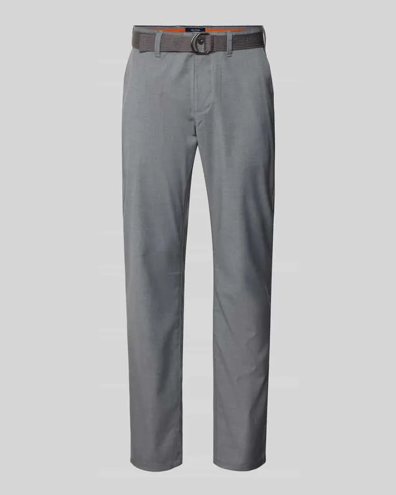 McNeal Slim Fit Anzughose mit Gürtel 