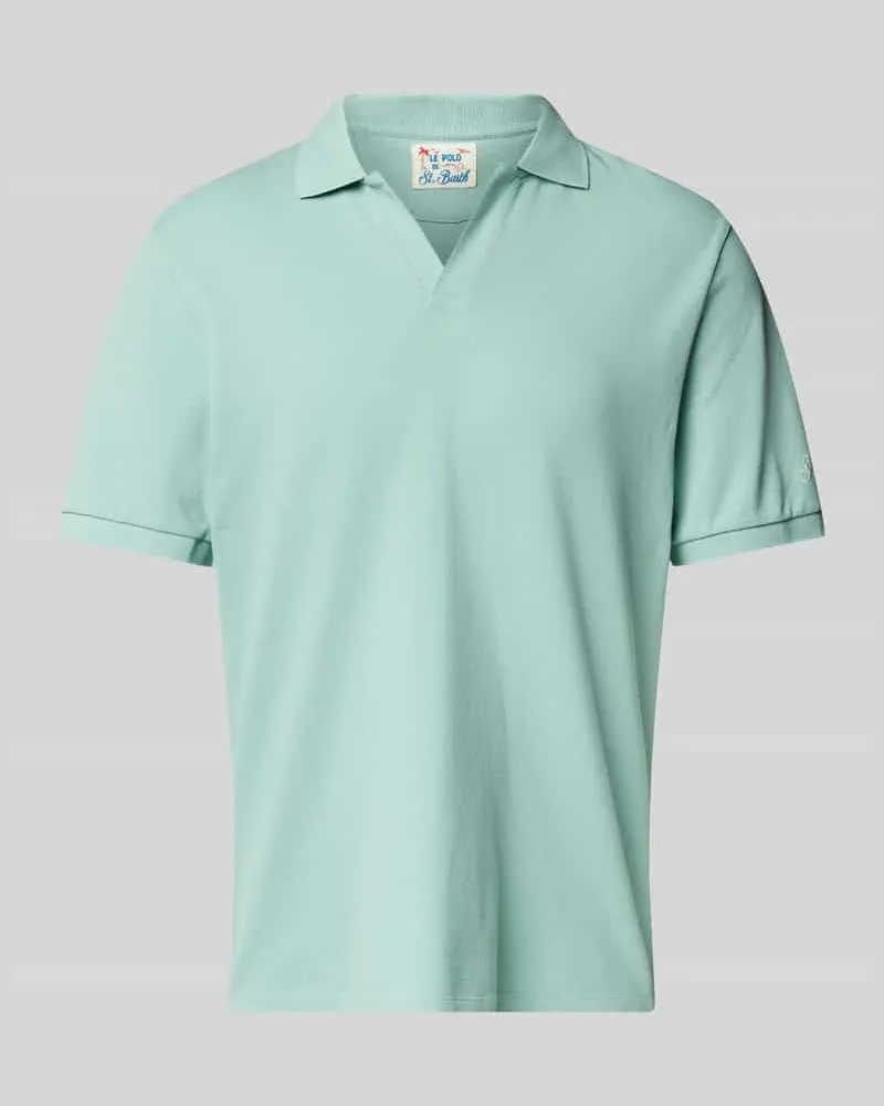 MC2 Saint Barth Regular Fit Poloshirt mit V-Ausschnitt Modell 'CHARLES 