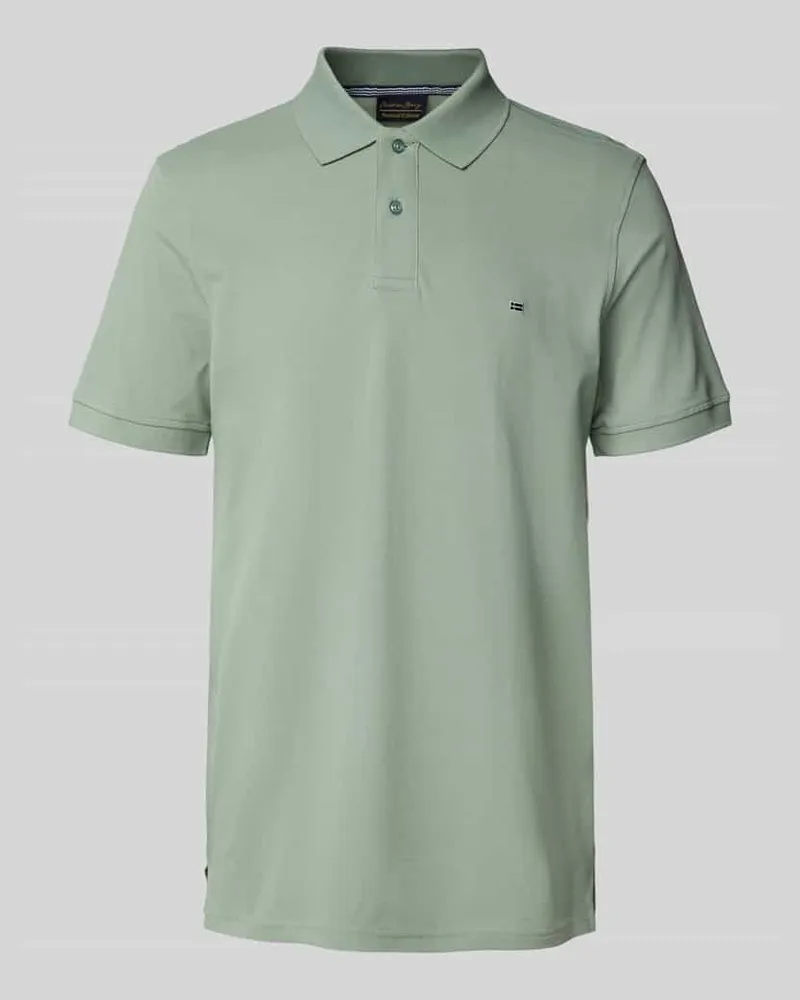 Christian Berg Regular Fit Poloshirt mit Logo-Stitching 