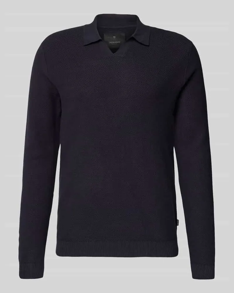 Jack & Jones Strickpullover mit gerippten Abschlüssen Modell 'MILANO 