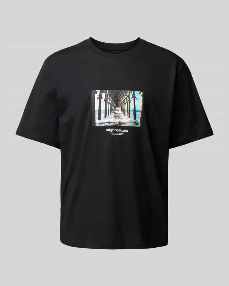 Jack & Jones T-Shirt mit Motiv-Print Modell 'VESTERBRO 