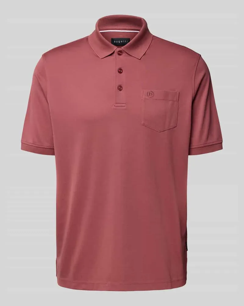 Bugatti Poloshirt mit Brusttasche 