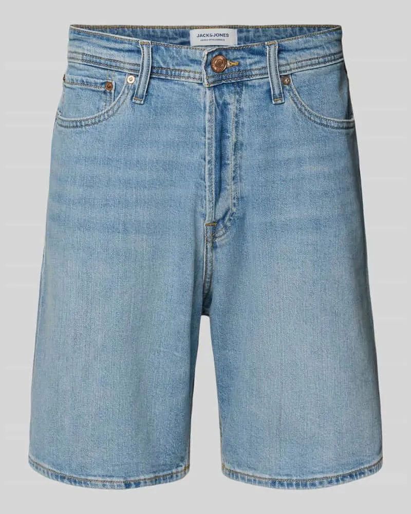 Jack & Jones Relaxed Fit Jeansshorts Modell 'TONY Hellblau