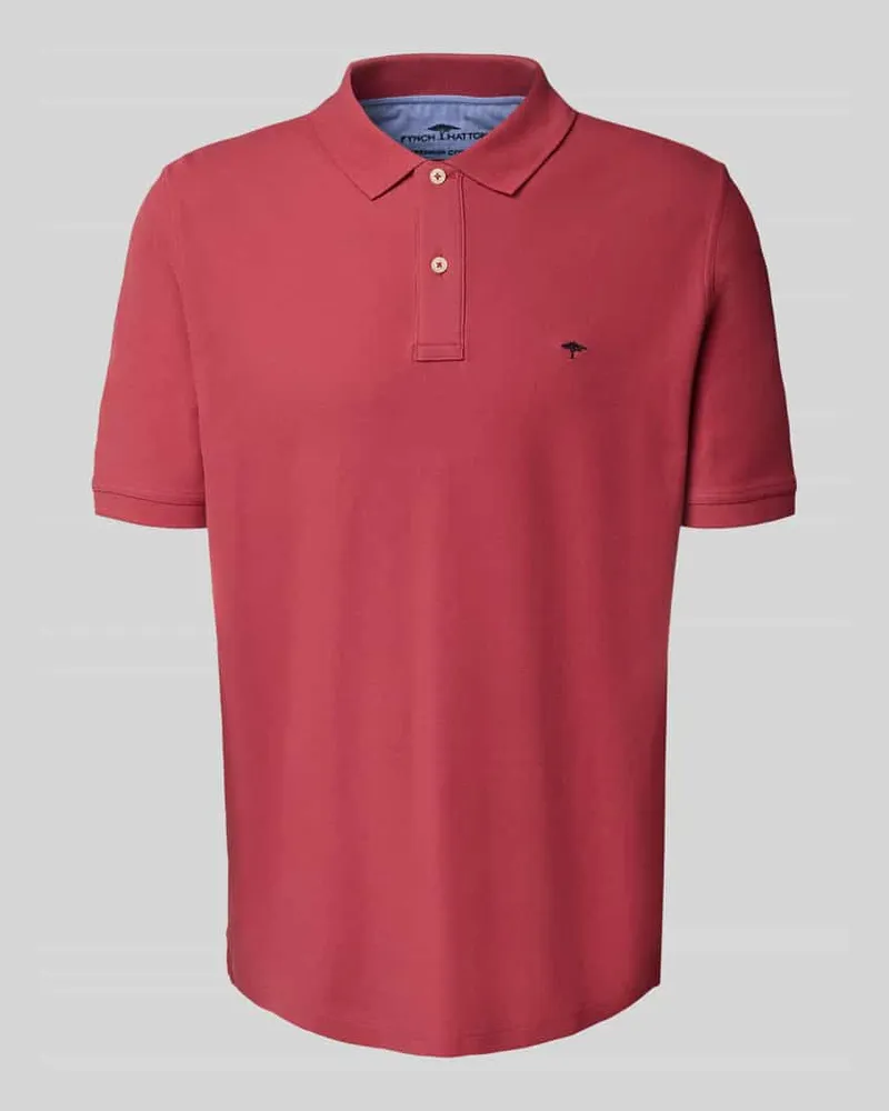 Fynch-Hatton Regular Fit Poloshirt mit Logo-Stitching 