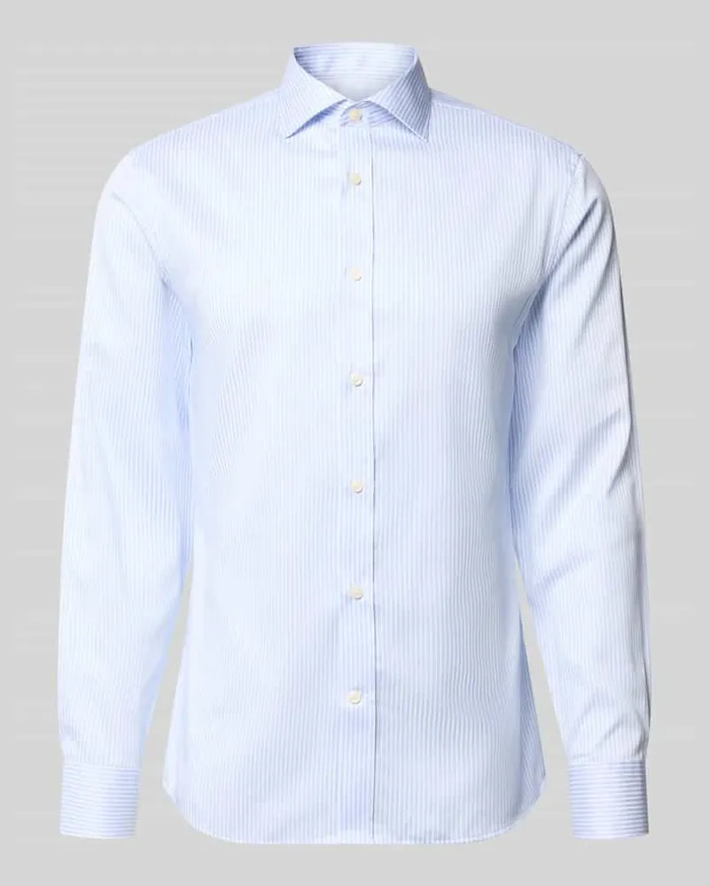 Tiger of Sweden Slim Fit Freizeithemd mit Kentkragen Modell 'Adley Hellblau