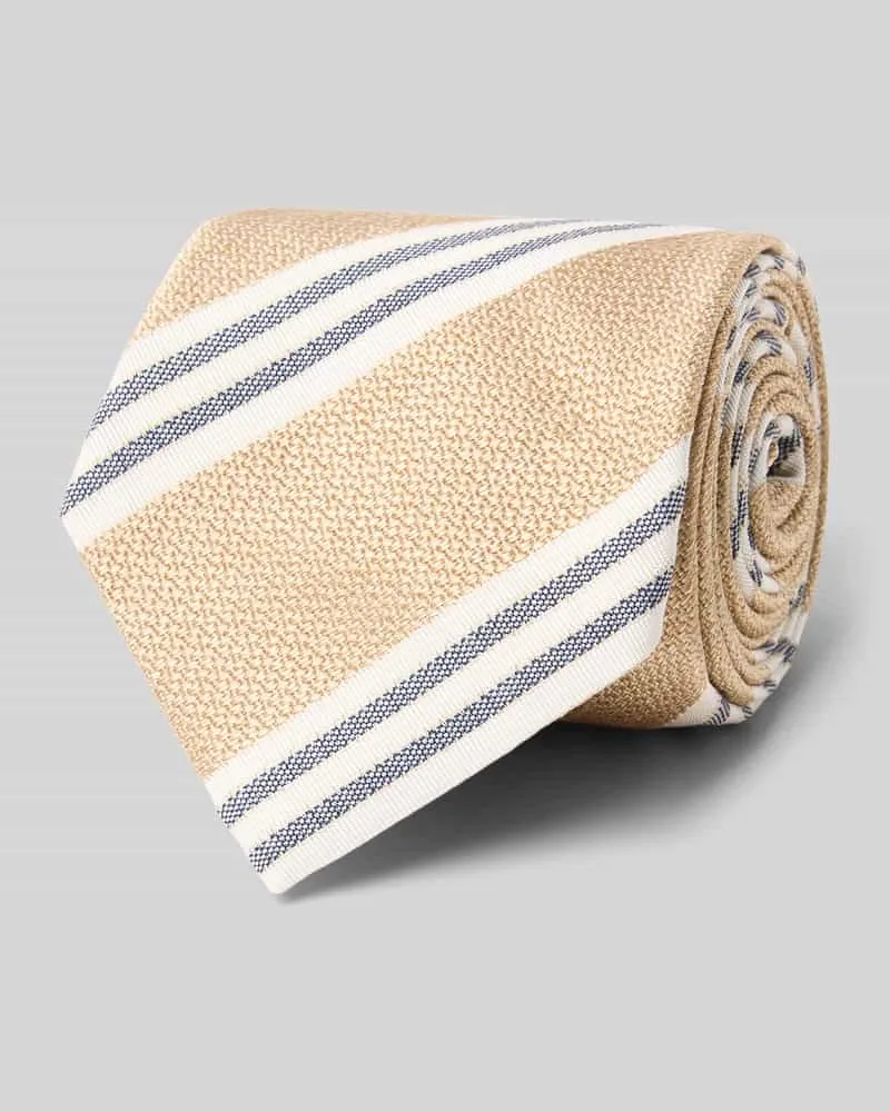 Altea Krawatte mit Label-Detail Modell 'Gange Beige