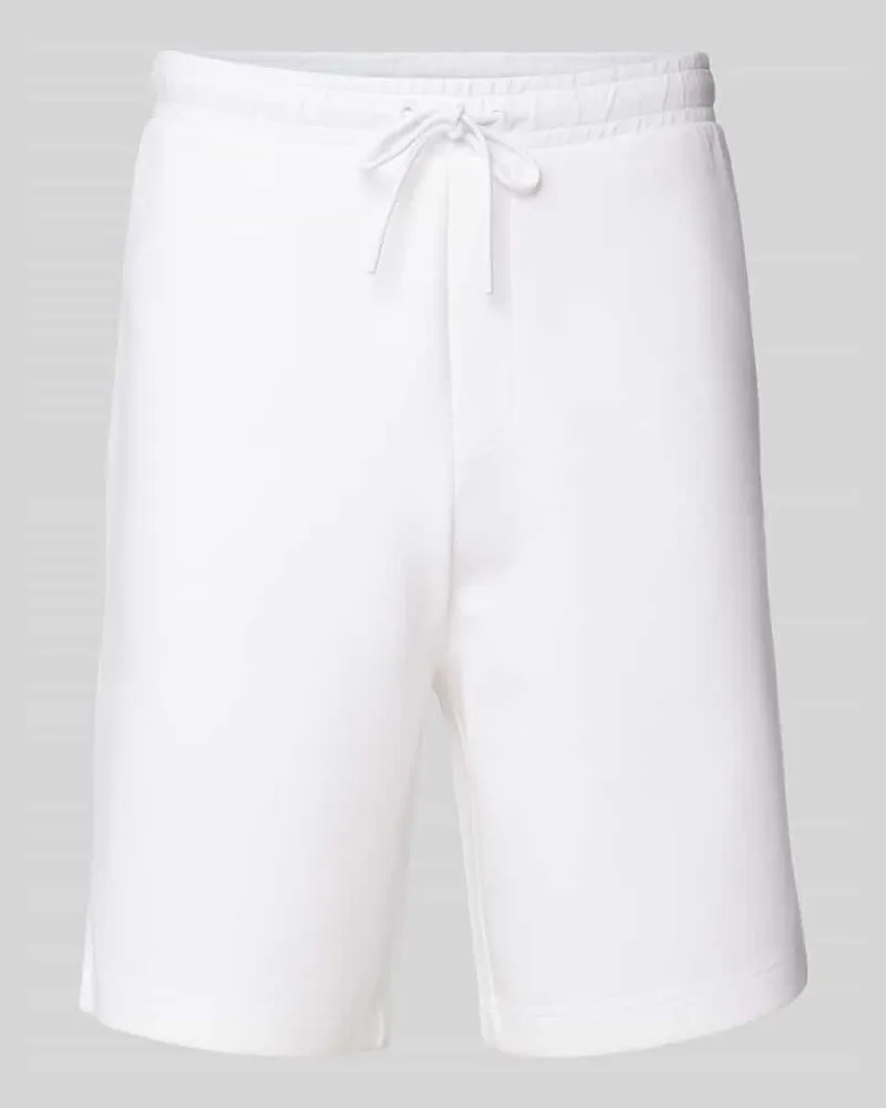 HUGO BOSS Regular Fit Sweatshorts mit elastischem Bund Modell 'Headlo 