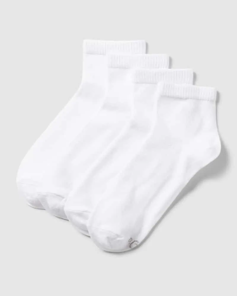 S.Oliver Socken mit Label-Detail im 4er-Pack Modell 'Quarter 