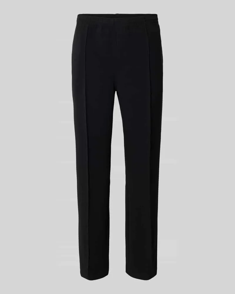 Weekday Relaxed Fit Trackpants mit elastischem Bund Modell 'Ken Black