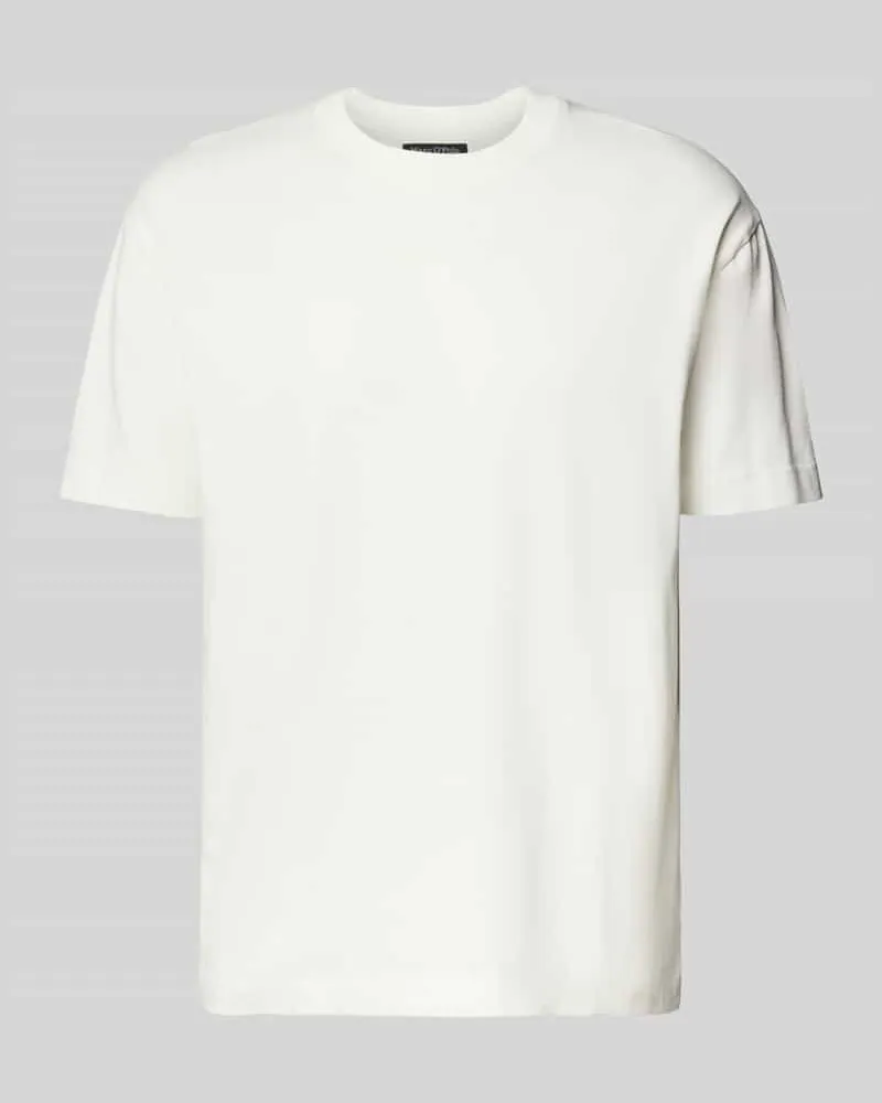 Marc O'Polo Relaxed Fit T-Shirt aus reiner Baumwolle Offwhite