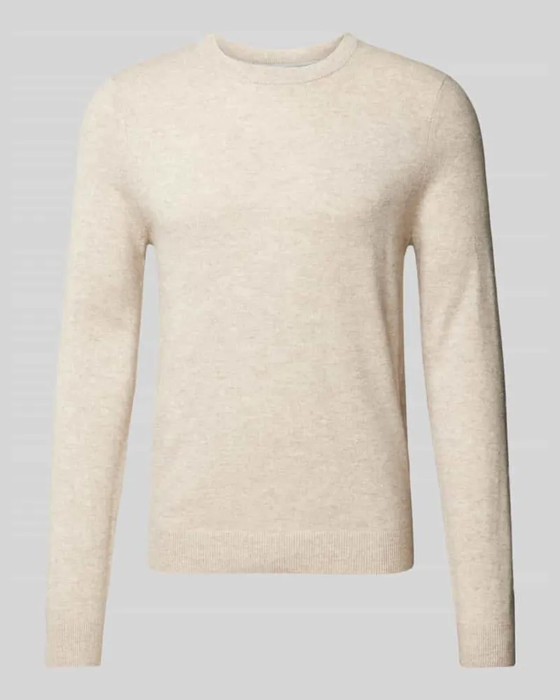 McNeal Strickpullover aus Woll-Mix mit Kaschmir-Anteil Kitt