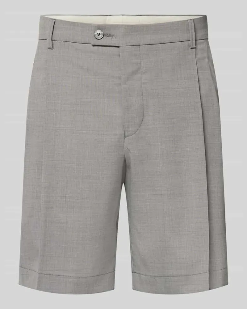 Bugatti Loose Fit Bermudas mit Gesäßtaschen Hellgrau