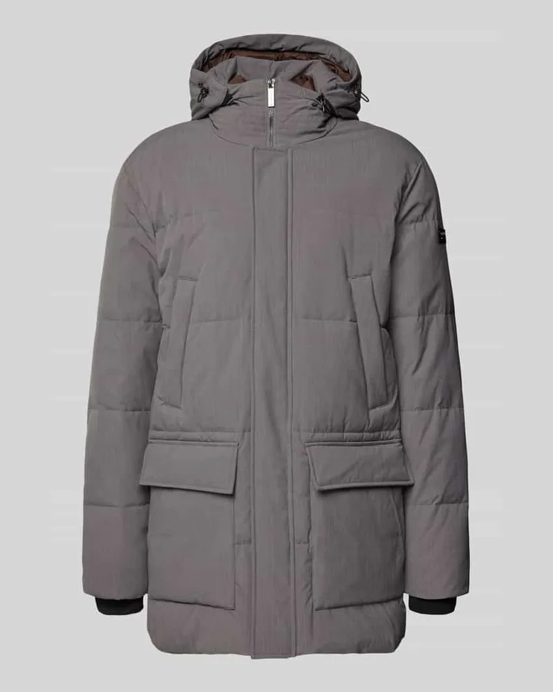 Bugatti Parka mit Kapuze Graphit