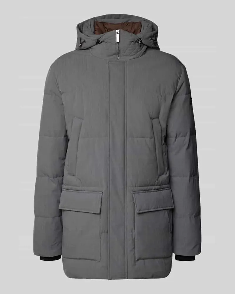 Bugatti Parka mit Kapuze Graphit