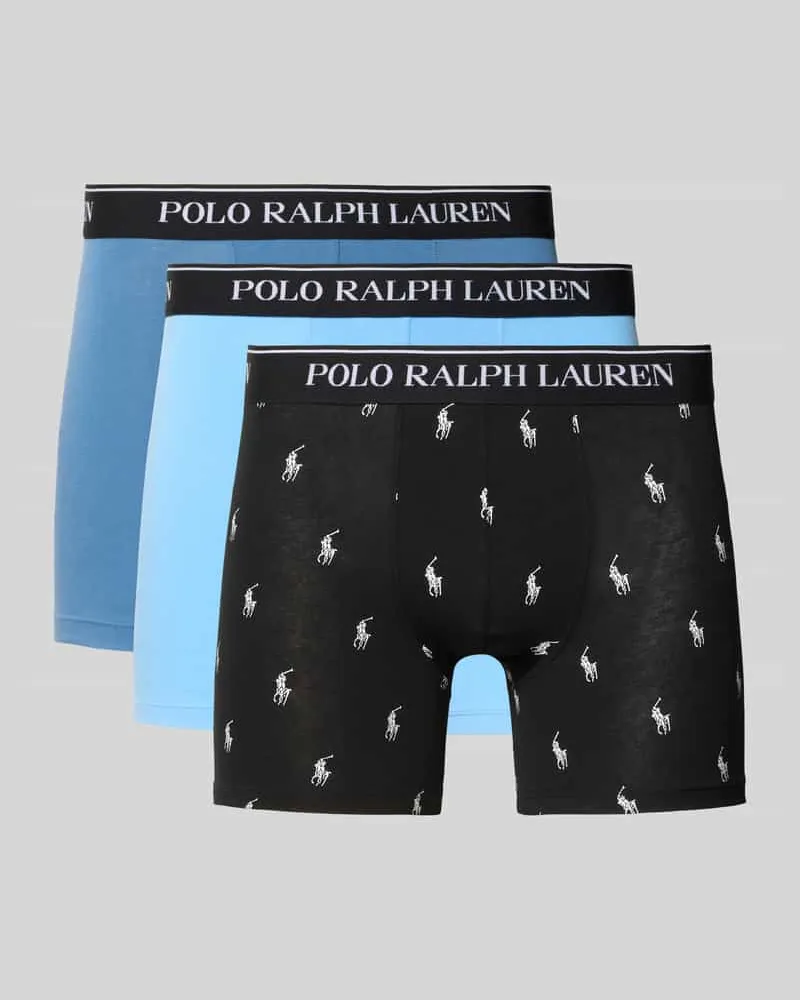 Ralph Lauren Trunks aus Baumwoll-Mix im 3er-Pack Jeansblau