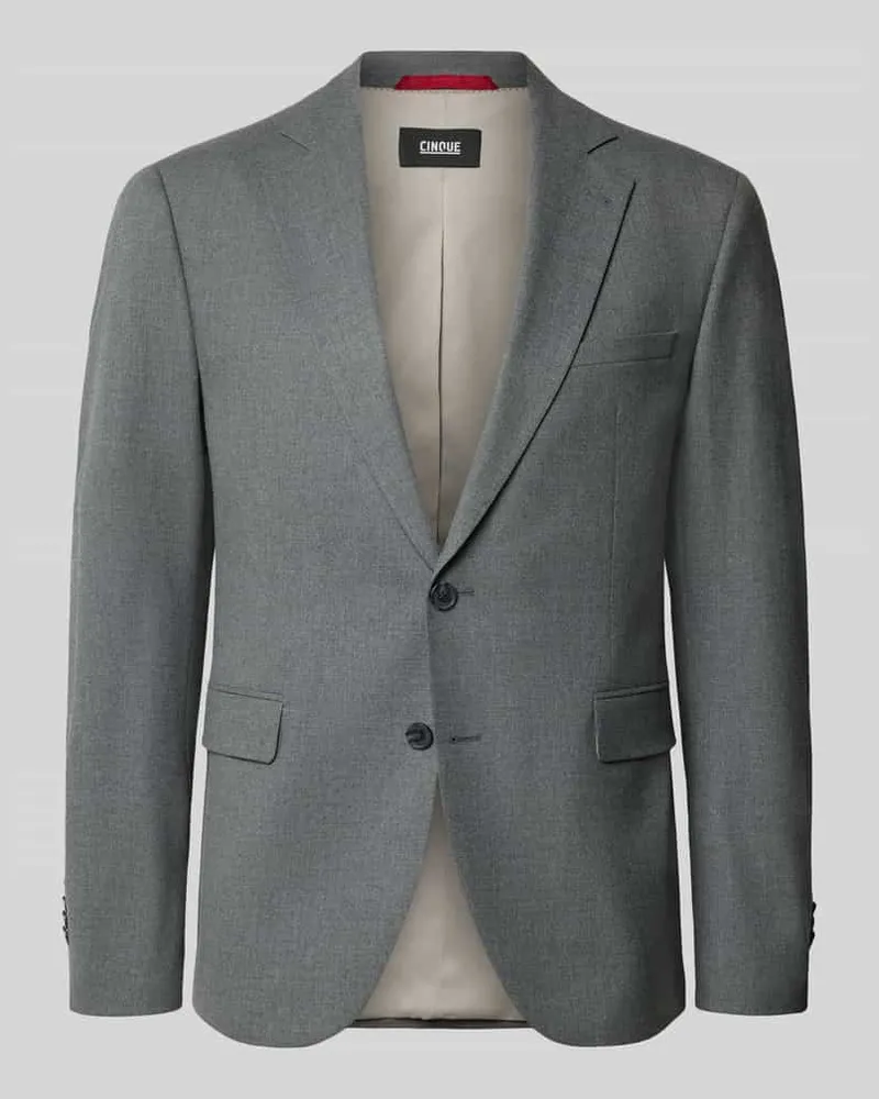 cinque Sakko mit Pattentaschen Modell 'Data Silber