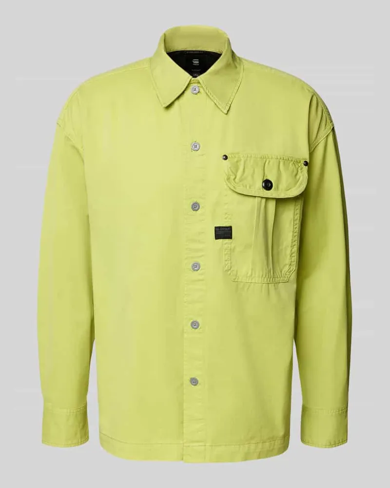 G-STAR RAW Oversized Fit Freizeithemd mit Kentkragen 