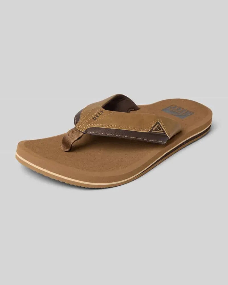 Reef Zehentrenner mit Label-Details Modell 'Cushion Dawn Camel
