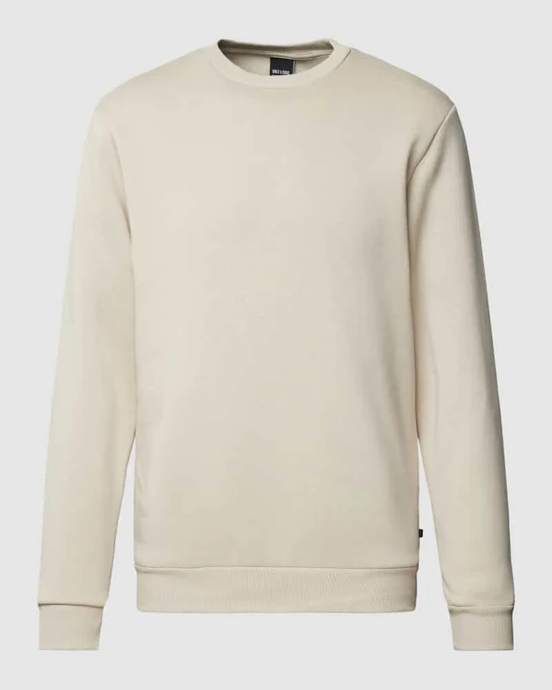 Only & Sons Sweatshirt in melierter Optik 